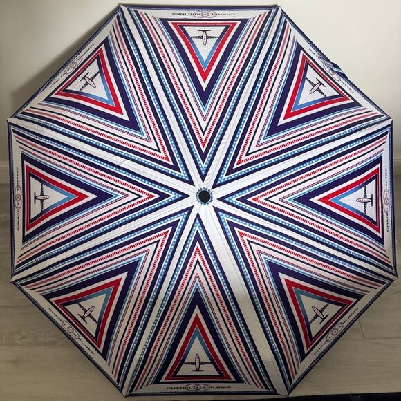 Chanel Airlines Umbrella Retractable NIB - Picture 2 of 11